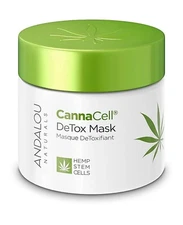 Andalou Naturals CannaCell Detox Mask, 1.7 oz New In Box Free Shipping!