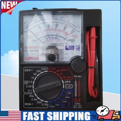 Analog Multitester DC 1000V Analog Multimeter Tester Portable Voltmeter Ammeter