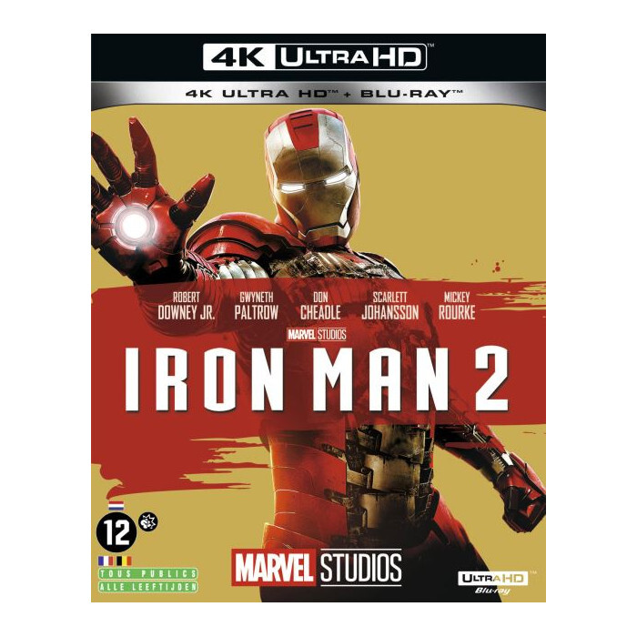 Iron Man 2 Blu-Ray 4K Ultra HD + Blu-Ray Nuova