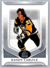 2020-21 SP Signature Edition Legends #6 Randy Carlyle Pittsburgh Penguins