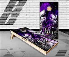 Evil Jester Cornhole Boards Bean Bag Toss Game
