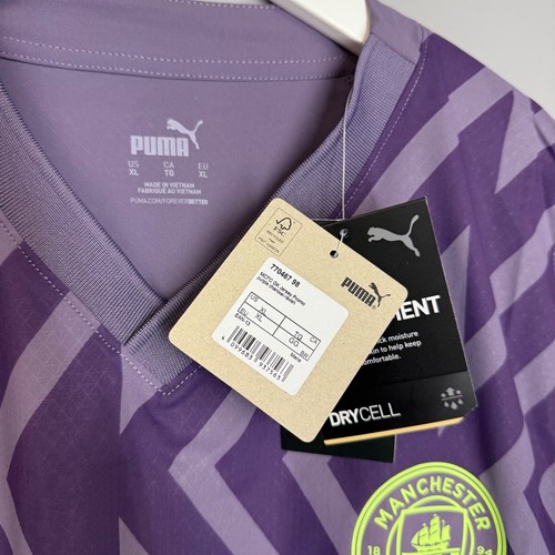 NWT MANCHESTER CITY 2023 2024 GOALKEEPER AUTHENTIC SHIRT JERSEY #31 EDERSON M - Picture 6 of 12