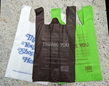 Non woven Grocery, Retail T-shirt Shopping Reusable Bags 20-100, Free Shipping