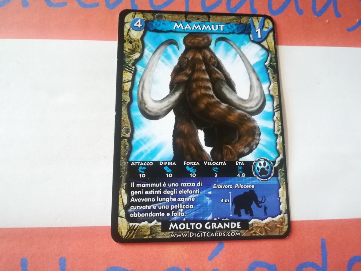 CARTE PREDATORS RETURN OF THE DINOSAURS SINGOLE DIGITCARDS DINOSAURI CARDS