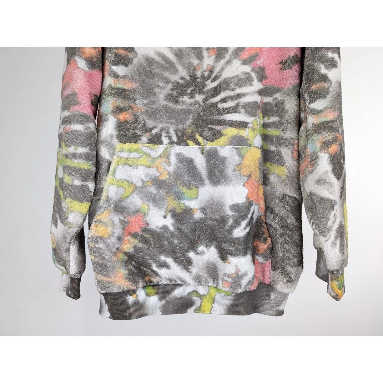 Felpa con cappuccio Celine multicolore nuova con etichetta XXL