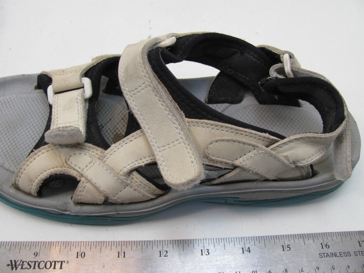 MENS CROCS GOLF SANDALS GREY BLUE CREAM SIZE 9-9.5 | eBay display picture 2