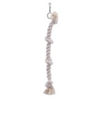 Nobby Cage Toy, Kletterseil Baumwolleweiss L: 67 Cm; 25 Mm; 4 Knoten VöGel