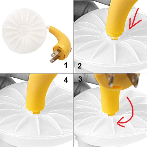 2Pack LED Night Light Plug in Lamp 7-Color Changing Cute Mushroom Light Sensor N - Picture 7 of 12