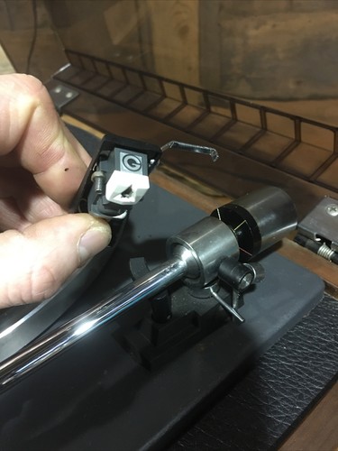Cartucho de anillo de oro vintage Micro Seiki MR-111 con transmisión por cinturón - Imagen 10 de 12