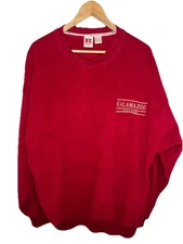 Vintage 90s Kalamazoo College Heavyweight Sweatshirt Fleece Pullover XL/2XL