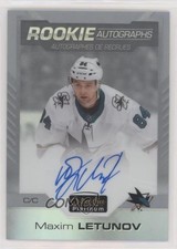 2020-21 O-Pee-Chee Platinum Rookie Auto Rainbow Maxim Letunov #R-ML Auto 0kf3