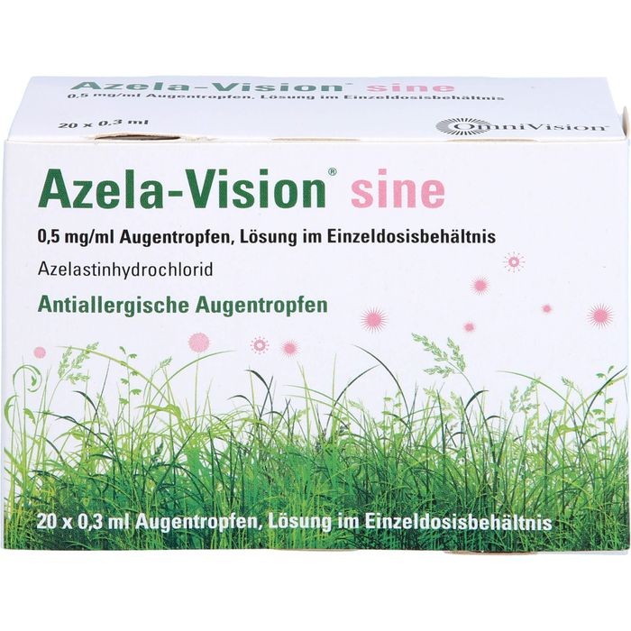 AZELA-Vision sine 0,5 mg/ml Augentr.i.Einzeldosis. 20X0.3 ml - 02498286