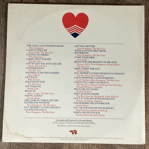 Sgt. Pepper’s Lonely Hearts Club Band Soundtrack Double Vinyl Lp With Poster - Picture 2 of 24