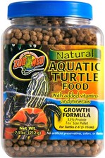 Zoo Med Aquatic Turtle Food With Added Vitamins and Minerals 7.5-Ounces 12-Pack