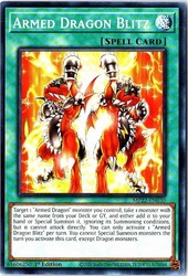 Armed Dragon Blitz BLVO-EN052 Common 1st Edition Yu-Gi-Oh! Blazing Vortex