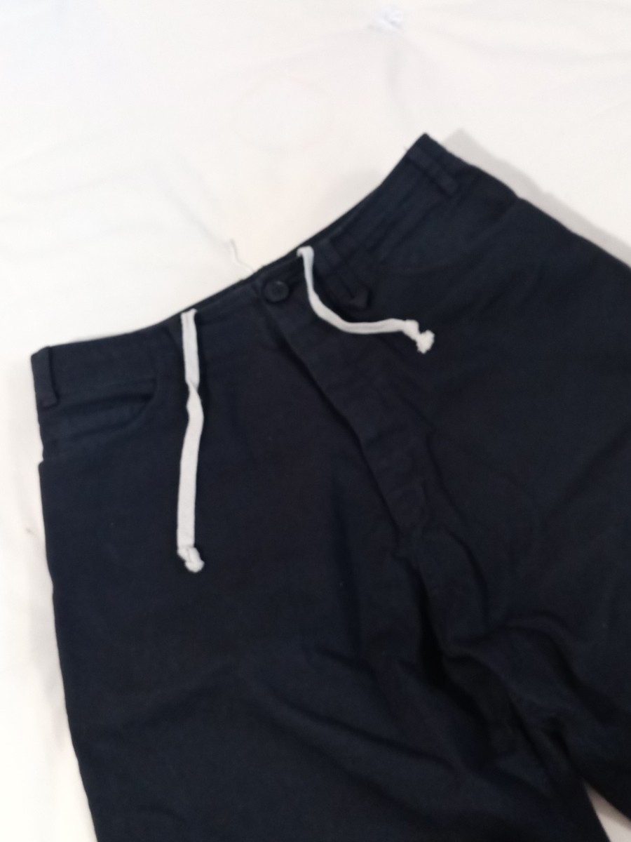 Jan Jan Van Essche O Project Cotton Hemp Canvas Wide Leg Trousers
