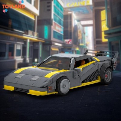 V-TECH Sports Car MOC Building Blocks Set DIY Bricks Educational Toy Gift