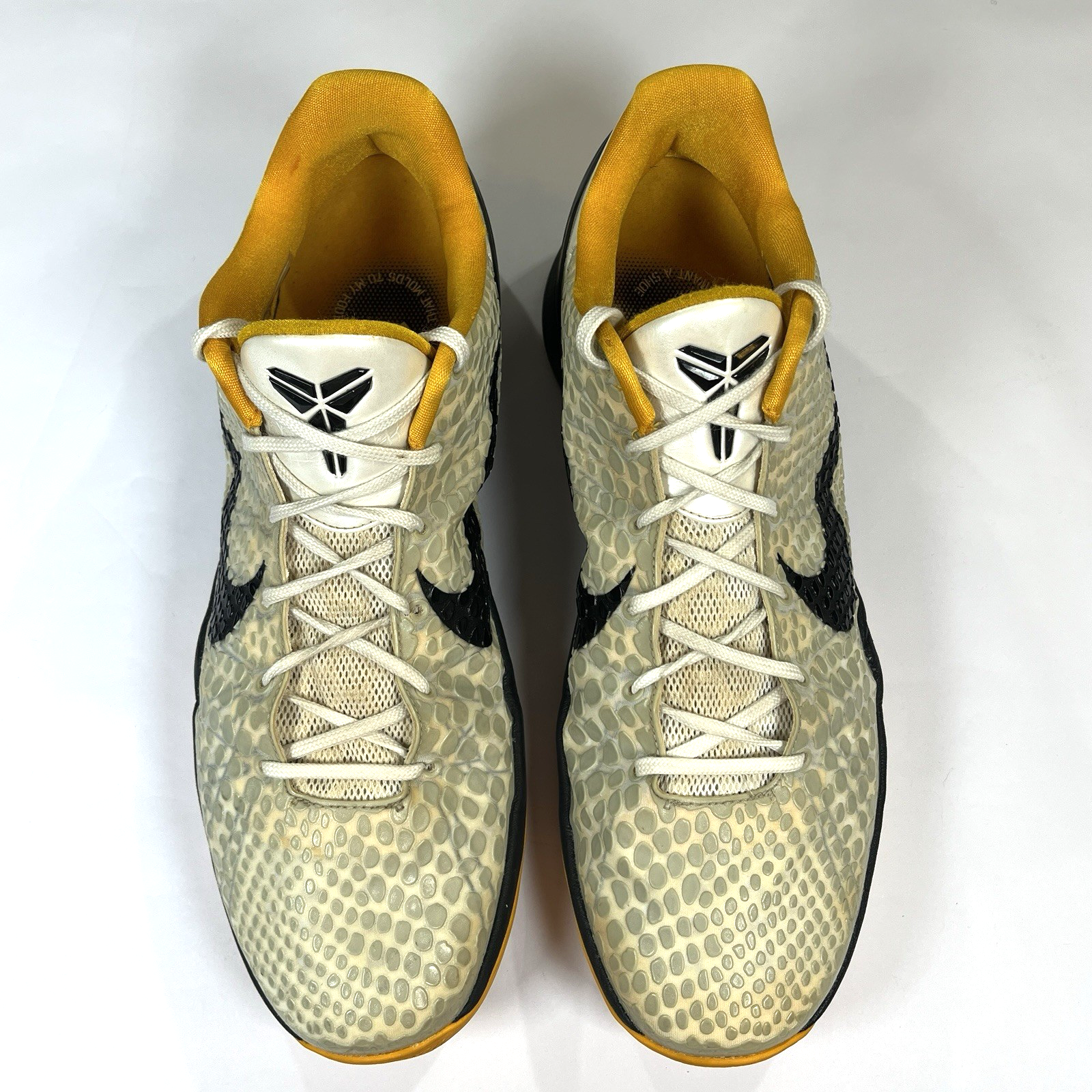 SAOLA Scarpe Nike Kobe 6 Protro 'White Del Sol' taglia 16 basket 429659 103 rare taglia