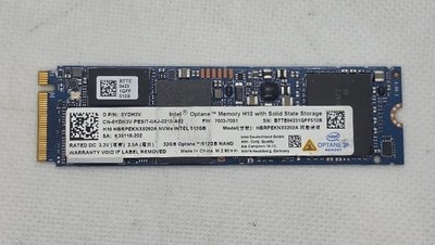 Intel Optane Memory H10 512GB+32GB M.2 2280 NVMe PCIe Internal SSD