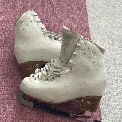 Edea Chorus Figure Ice Skates Size 215C with Coronation Ace Blades