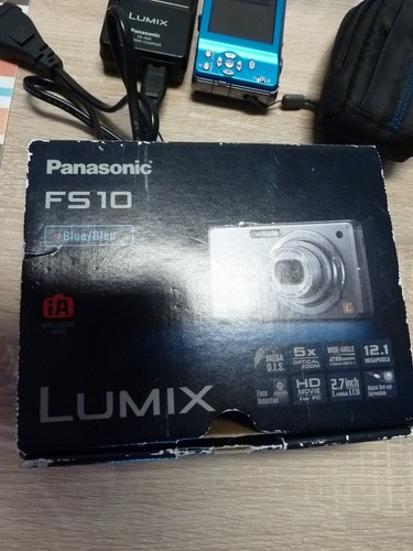 Panasonic LUMIX DMC-FS10/DMC-FH1 12.1MP Digitalkamera - Blau - Bild 2 von 3
