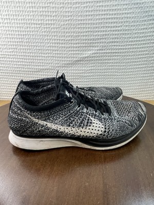 Nike FlyKnit Racer  Oreo 2.0  Running Shoes Black-White Men s Size 9.5 2015