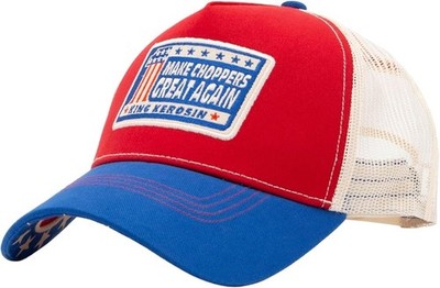 KING KEROSIN   TRUCKER CAP SNAP BACK KÄPPI KAPPE `MAKE CHOPPERS GREAT AGAIN` 374