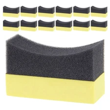 30pcs Tire Applicator: Car Wax Tire Dressing Shine Color Polishing Sponge - Wax