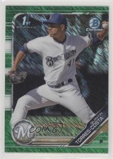 2019 Bowman Chrome Green Shimmer Refractor 44/99 Quintin Torres-Costa 0c6