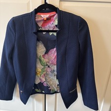 Ted Baker Girls Navy Blazer Age 12-13 Excellent Condition