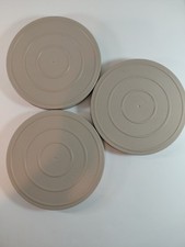 Vintage Sears Du-All 8mm Film Reel  Can Set - Lot of 3 Empty Movie Storage