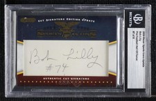 2009 Razor Cut Signature Sports Icons Update Edition 7/8 Bob Lilly Auto HOF uk2