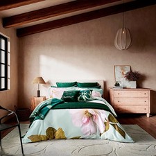 Image of Ted Baker Gardenia Floral Duvet Cover Set King Size Mint