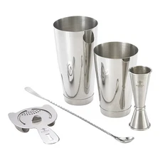 M37101 Basics Cocktail Set, 5-Piece, Stainless Steel