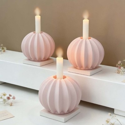 Striped Sphere Silicone Molds For Resin Casting Handmade And Soap Making