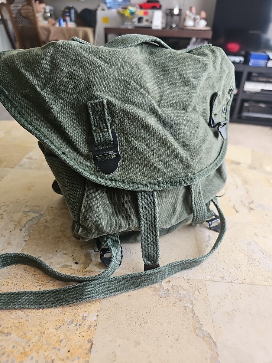 Vtg Vietnam US Field Pack M61 Butt Pack Bag | eBay