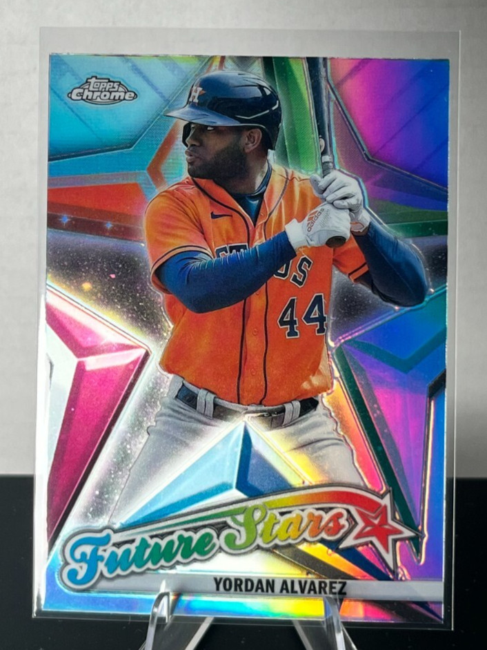 Yordan Alvarez #FS-1 Baseball Cards 2022 Topps Chrome Future Stars trading card — raw and PSA graded price guide