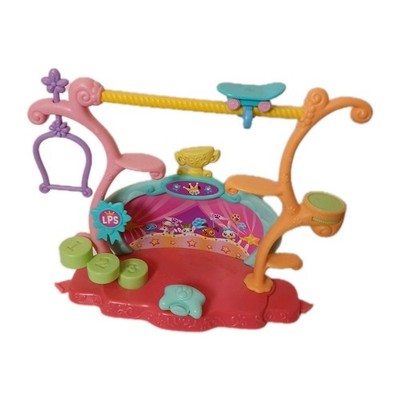 Littlest Pet Shop Tricks N Talents Show Playset Hasbro 2006 LPS Set INCOMPLETE
