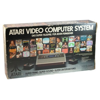 Atari 2600 - Konsole CX-2600 A + 2 Controller + Zub. mit OVP sehr guter Zustand