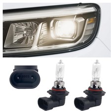 2PCS Halogen HB3 9005 Headlight Bulbs, 55W 12V High Brightness Halogen Headlight