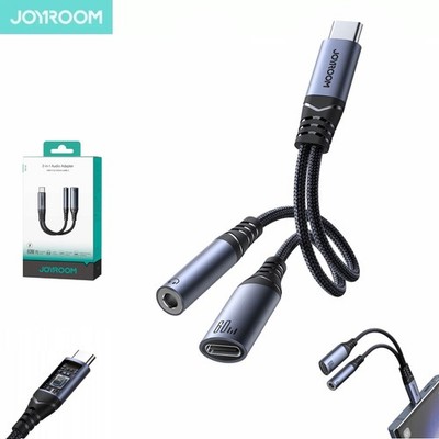 Audiokabel DAC-Adapter 2-in-1: USB-C zu USB-C & 3.5mm Musikkabel JOYROOM 