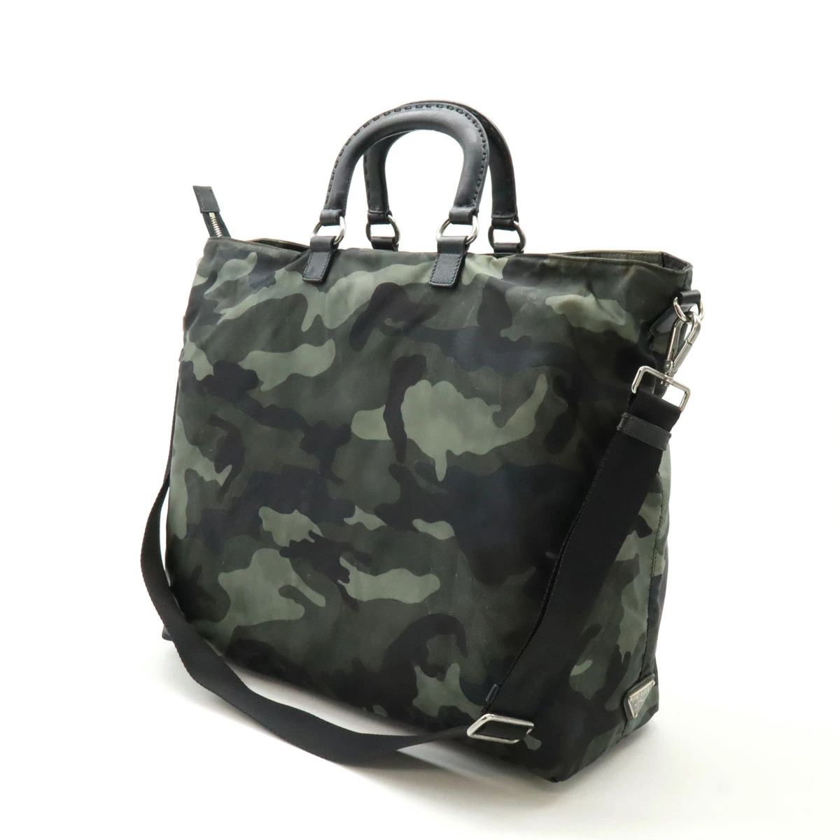 Prada Shoulder Bag Tote Dragon Camouflage Green Multicolor | eBay