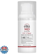 EltaMD UV Clear Face Sunscreen SPF 46, Oil Free Sunscreen with Zinc Oxide, De