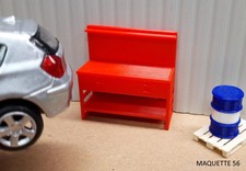 1/43 établi pour rangement outil garage atelier chantier déco maquette56 diorama
