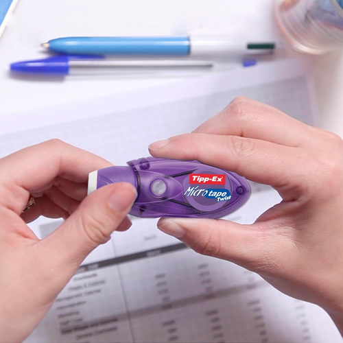 Tipp-Ex Correttore a Nastro, Micro Tape Twist, Fornitura Cancelleria Scuola E Uf - Foto 5 di 12