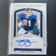 2024 Panini National Treasures - Signatures Jason Sehorn, Jason Sehorn  /49 (AU)
