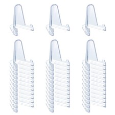 36 PCS Acrylic Display Holder Clear Display Easel Stands for Coins Capsules P...