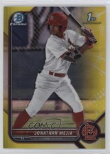 2022 Bowman Chrome Prospects Yellow Refractor /75 Jonathan Mejia #BCP-168 ms9