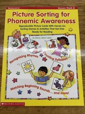 Picture Sorting For Phonemic Awareness, Grades Pre-K/K Scholastic Book