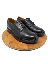 TRICKER'S Woodstock Derby Shoe Espresso Burnished Brown Leather Sz UK 6 US 7